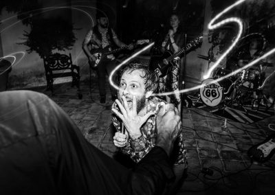 Cantante con la band, fotografo Matrimonio Roma