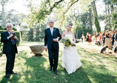 Arrivo della sposa, fotoreportage di matrimonio