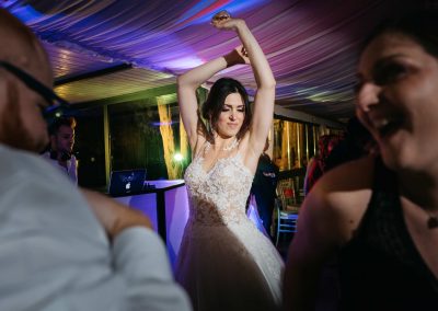 Ballo della sposa durante il ricevimento di matrimonio a Roma a Casale Baldetti, fotografo e video reportage