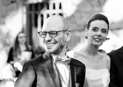 Sposo che sorride, fotografo matrimonio Roma