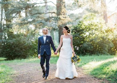 Fotografo Matrimonio Roma, sposi che passeggiano