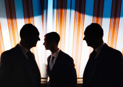 Groom preparation with his father, wedding photographer in Italy