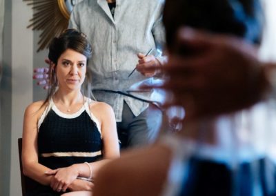 Preparazione della sposa al rito civile di Matrimonio nel Castello di Decima