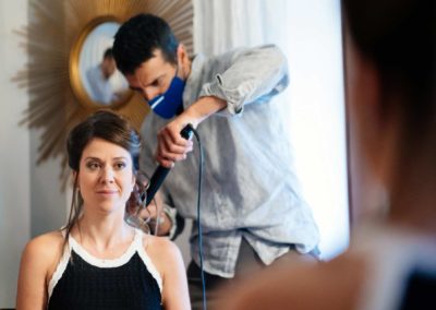 Preparazione della sposa al rito civile di Matrimonio nel Castello di Decima