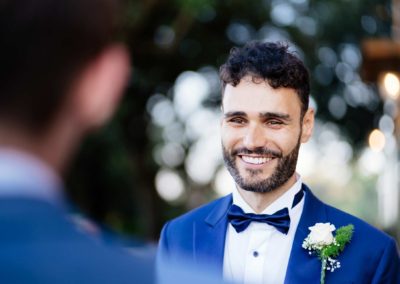 Sposo durante il ricevimento di Matrimonio a Roma nel Castello di Decima