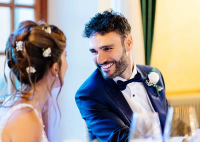 Sposi durante il ricevimento di Matrimonio a Roma nel Castello di Decima