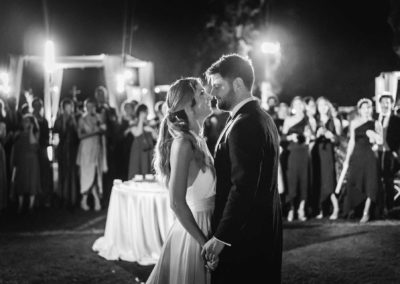 Ballo sposi durante il Matrimonio a Roma Villa Piccolomini