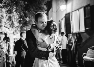 Ballo degli sposi durante il ricevimento di matrimonio nel Castello di Decima