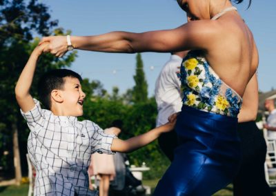 Balli durante il ricevimento di matrimonio al Relais Cascina Spiga D'Oro